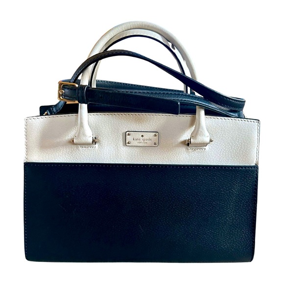 KATE SPADE New York Grove Street Caley Leather Satchel, Black - Picture 5 of 6